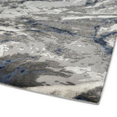 Global Altitude HGA09-75 Grey Area Rug Corner Angle Global Altitude HGA09-75 Grey Area Rug Corner Angle