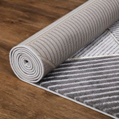 Concord Global Trading Brighton 8035 Madison Gray Area Rug Backing