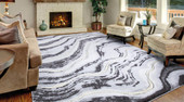 Concord Global Trading Brighton 8051 Marble Gray Area Rug Room Scene 3 Concord Global Trading Brighton 8051 Marble Gray Area Rug Room Scene 3