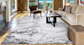 Concord Global Trading Brighton 8062 Dallas Gray Area Rug Room Scene 2