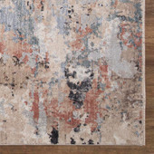 Concord Global Trading Pandora 8052 Celeste Ivory Area Rug Corner Concord Global Trading Pandora 8052 Celeste Ivory Area Rug Corner