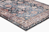 Concord Global Trading Pandora 8064 Cassandra Navy Area Rug on Angle Concord Global Trading Pandora 8064 Cassandra Navy Area Rug on Angle