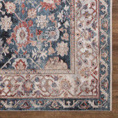 Concord Global Trading Pandora 8064 Cassandra Navy Area Rug Corner Concord Global Trading Pandora 8064 Cassandra Navy Area Rug Corner
