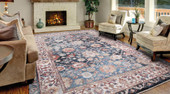Concord Global Trading Pandora 8064 Cassandra Navy Area Rug Room Scene 3 Concord Global Trading Pandora 8064 Cassandra Navy Area Rug Room Scene 3