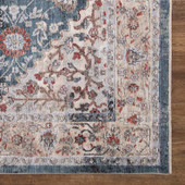 Concord Global Trading Pandora 8084 Royalty Blue Area Rug Corner Concord Global Trading Pandora 8084 Royalty Blue Area Rug Corner