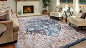 Concord Global Trading Pandora 8084 Royalty Blue Area Rug Room Scene 3 Concord Global Trading Pandora 8084 Royalty Blue Area Rug Room Scene 3