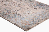 Concord Global Trading Pandora 8102 Kashmir Ivory Area Rug on Angle Concord Global Trading Pandora 8102 Kashmir Ivory Area Rug on Angle