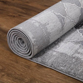 Concord Global Trading Positano 3236 Siena Gray Area Rug Backing