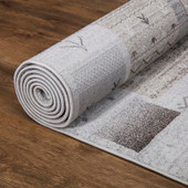 Concord Global Trading Positano 3252 Capri Ivory Area Rug Backing