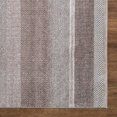 Concord Global Trading Positano 3288 Toscano Brown Area Rug Corner