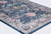 Concord Global Trading Vintage 7234 Istanbul Navy Area Rug on Angle Concord Global Trading Vintage 7234 Istanbul Navy Area Rug on Angle
