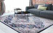 Concord Global Trading Vintage 7254 Montreal Navy Area Rug Room Scene 3 Concord Global Trading Vintage 7254 Montreal Navy Area Rug Room Scene 3
