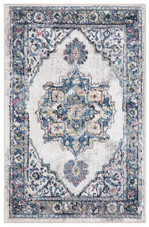 Concord Global Trading Vintage 7262 Barclay Ivory Scatter Area Rug