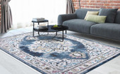 Concord Global Trading Vintage 7264 Barclay Navy Area Rug Room Scene 3 Concord Global Trading Vintage 7264 Barclay Navy Area Rug Room Scene 3