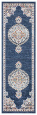 Concord Global Trading Vintage 7274 Vintage Oushak Navy Runner Area Rug Concord Global Trading Vintage 7274 Vintage Oushak Navy Runner Area Rug