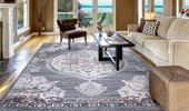 Concord Global Trading Vintage 7276 Vintage Oushak Gray Area Rug Room Scene 2 Concord Global Trading Vintage 7276 Vintage Oushak Gray Area Rug Room Scene 2