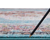 Concord Global Trading Vintage 7286 Elegance Blue Area Rug Pile Concord Global Trading Vintage 7286 Elegance Blue Area Rug Pile