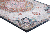Concord Global Trading Vintage 7292 Florence Ivory Area Rug on Angle Concord Global Trading Vintage 7292 Florence Ivory Area Rug on Angle