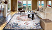 Concord Global Trading Vintage 7292 Florence Ivory Area Rug Room Scene 2 Concord Global Trading Vintage 7292 Florence Ivory Area Rug Room Scene 2