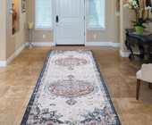 Concord Global Trading Vintage 7292 Florence Ivory Runner Area Rug Room Scene Concord Global Trading Vintage 7292 Florence Ivory Runner Area Rug Room Scene