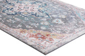 Concord Global Trading Vintage 7306 Tabriz Gray Area Rug on Angle Concord Global Trading Vintage 7306 Tabriz Gray Area Rug on Angle