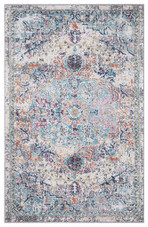 Concord Global Trading Vintage 7326 Azure Gray Area Rug Scatter Concord Global Trading Vintage 7326 Azure Gray Area Rug Scatter