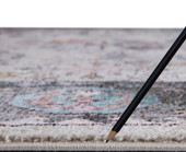 Concord Global Trading Vintage 7336 Angora Gray Area Rug Pile Concord Global Trading Vintage 7336 Angora Gray Area Rug Pile