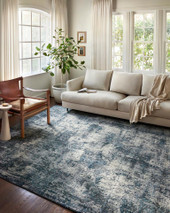 Loloi II Austen AUS-01 Natural Ocean Area Rug Room Scene Loloi II Austen AUS-01 Natural Ocean Area Rug Room Scene