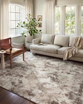 Loloi II Austen AUS-03 Natural Mocha Area Rug Room Scene Loloi II Austen AUS-03 Natural Mocha Area Rug Room Scene