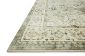 Loloi II Rosette ROS-09 Sage Beige Area Rug Angle Loloi II Rosette ROS-09 Sage Beige Area Rug Angle