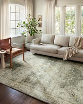 Loloi II Rosette ROS-09 Sage Beige Area Rug Room Scene Loloi II Rosette ROS-09 Sage Beige Area Rug Room Scene