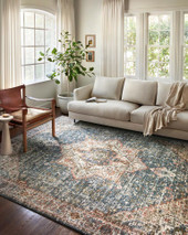 Loloi II Saban SAB-01 Blue Multi Area Rug Room Scene Loloi II Saban SAB-01 Blue Multi Area Rug Room Scene