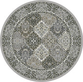 Dynamic Rugs Ancient Garden 57008-9696 Cream/Grey Round Area Rug Dynamic Rugs Ancient Garden 57008-9696 Cream/Grey Round Area Rug