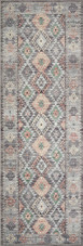 Loloi II Zion ZIO-01 Grey Multi Runner Area Rug Loloi II Zion ZIO-01 Grey Multi Runner Area Rug