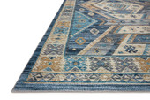 Loloi II Zion ZIO-02 Ocean Gold Area Rug Angle Loloi II Zion ZIO-02 Ocean Gold Area Rug Angle