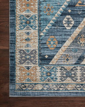 Loloi II Zion ZIO-02 Ocean Gold Area Rug Corner Loloi II Zion ZIO-02 Ocean Gold Area Rug Corner