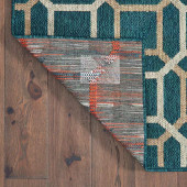 Oriental Weavers Latitude 806B Area Rug Back Oriental Weavers Latitude 806B Area Rug Back