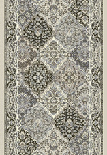 Dynamic Rugs Ancient Garden 57008-9696 Cream Grey 2'2" Wide Hall and Stair Runner Dynamic Rugs Ancient Garden 57008-9696 Cream Grey 2'2" Wide Hall and Stair Runner