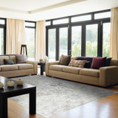 Dynamic Rugs Capella 7977-999 Grey Multi Area Rug Room Scene Dynamic Rugs Capella 7977-999 Grey Multi Area Rug Room Scene