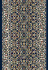Dynamic Rugs Ancient Garden 57011-3464 Navy 2'2" Wide Hall and Stair Runner Dynamic Rugs Ancient Garden 57011-3464 Navy 2'2" Wide Hall and Stair Runner