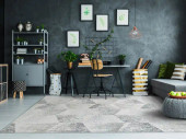 Dynamic Rugs Mehari 23299-6262 Ivory Grey Taupe Area Rug Room Scene Dynamic Rugs Mehari 23299-6262 Ivory Grey Taupe Area Rug Room Scene