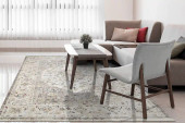 Dynamic Rugs Mood 8454-900 Grey Area Rug Room Scene Dynamic Rugs Mood 8454-900 Grey Area Rug Room Scene