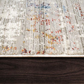 Dynamic Rugs Mood 8456-130 Ivory Red Area Rug Pile Edge Dynamic Rugs Mood 8456-130 Ivory Red Area Rug Pile Edge
