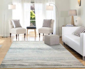 Dynamic Rugs Mood 8465-995 Dark Grey Slate Area Rug Room Scene