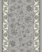 Dynamic Rugs Ancient Garden 57365-9666 Soft Grey Cream 2'2" Wide Hall and Stair Runner Dynamic Rugs Ancient Garden 57365-9666 Soft Grey Cream 2'2" Wide Hall and Stair Runner