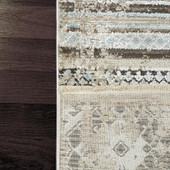 Dynamic Rugs Wingo 7956-985 Grey Cream Blue Area Rug Backing Dynamic Rugs Wingo 7956-985 Grey Cream Blue Area Rug Backing