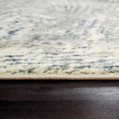 Dynamic Rugs Zen 8341-950 Grey Blue Area Rug Pile Edge