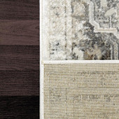 Dynamic Rugs Zen 8345-900 Grey Area Rug Backing