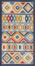 Kas Calla 6928 Ivory Multi Aztec Scatter Area Rug Kas Calla 6928 Ivory Multi Aztec Scatter Area Rug