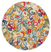 Kas Calla 6929 Ivory Multi Leila Round Area Rug Kas Calla 6929 Ivory Multi Leila Round Area Rug